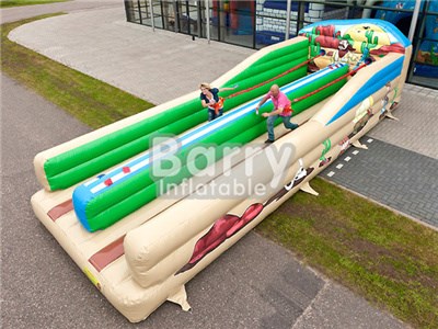 China Barry 0.5mm PVC Adult /Kids Bungee Run Inflatable For Sale BY-IG-020